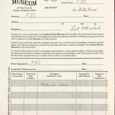 Archival Items (Unknown)