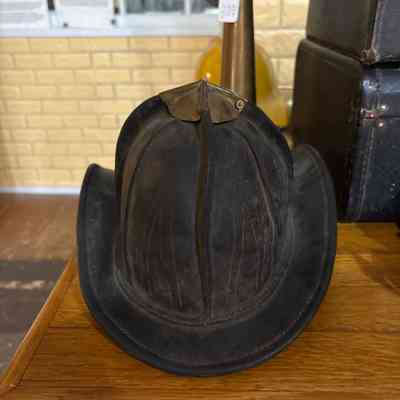 Leather Firefighter Helmet