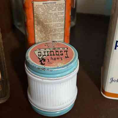 Lady Esquire Duplex Blue Leather Cream