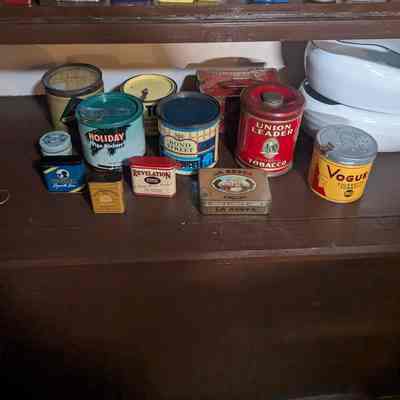 Large Tobacco & Cigar/Cigarette Tin Collection (Fenton Entry)
