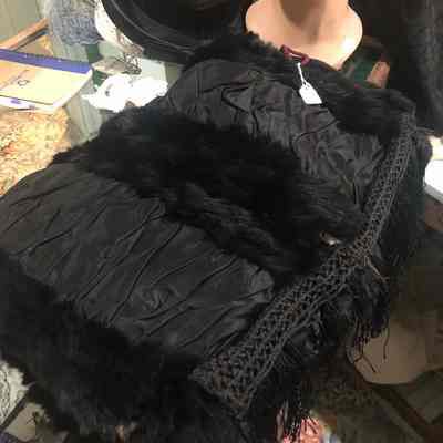Black Fur Muff