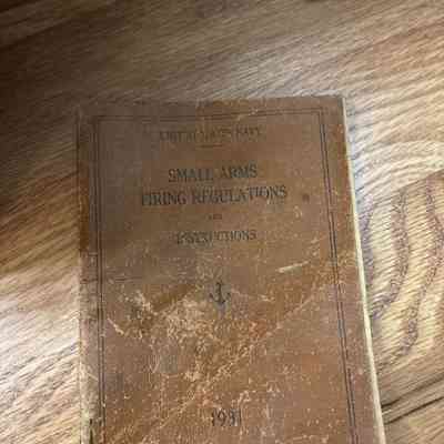 Small Arms Firing Regulations Booket