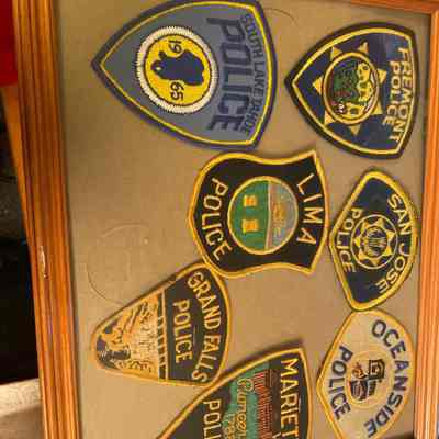 Seven Police Patches
