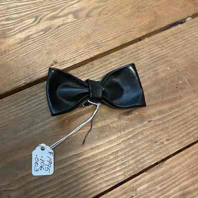 Black bow tie