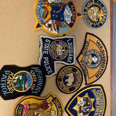 Eight Police Patches