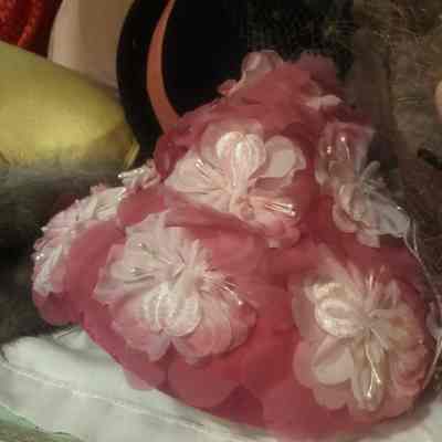 Pink Floral Hat