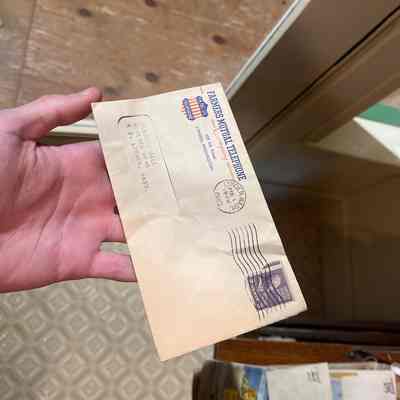 Farmers mutual teleph envelope- 1952