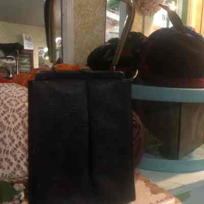 Black Leather Purse