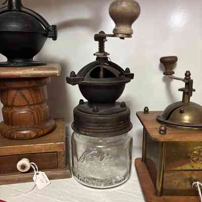 Glass Jar Coffee Grinder