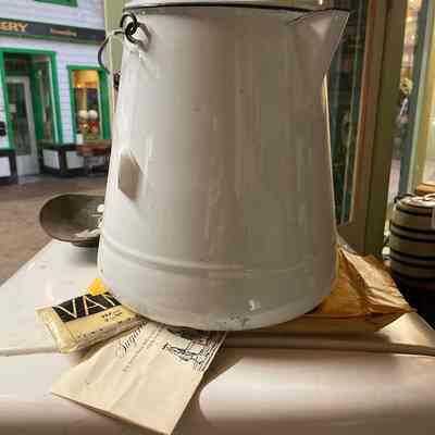White Coffee Pot