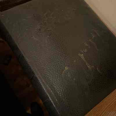 Large Black Leather Bible