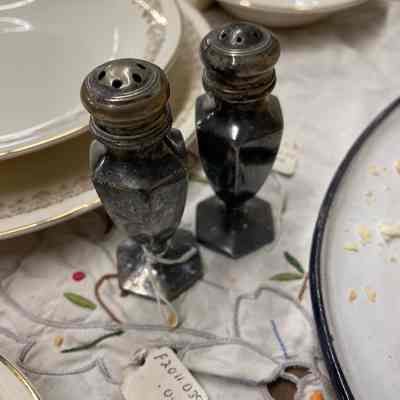 Pair of salt & pepper shakers