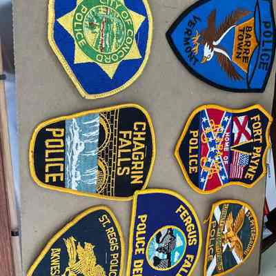 Seven Police Patches