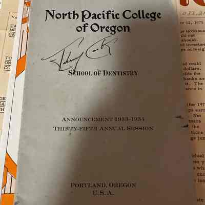 North Pacific School of Dentistry Booklet