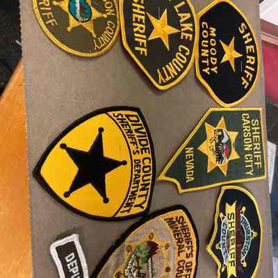 Eight Sheriff Patches