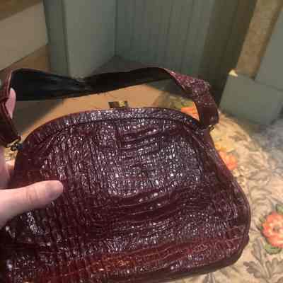 Red Leather Purse