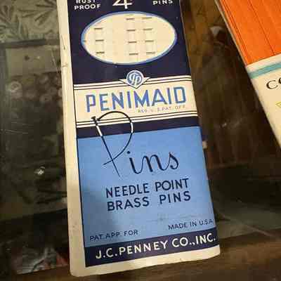 Penimaid Needle Point Brass Pins
