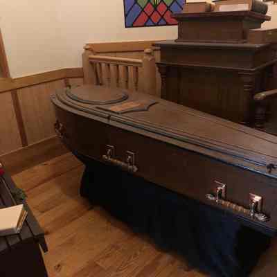 Mock& Hill Funeral Casket