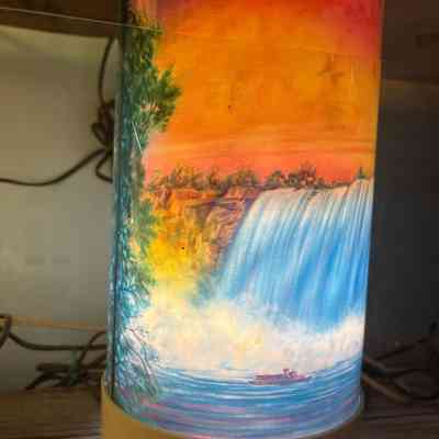 Color Waterfall Lamp