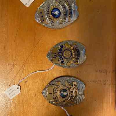 Three Lynden PD Badges