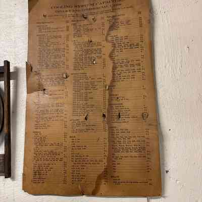 Cooling System Sheet