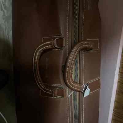Monogrammed Leather Medical Bag