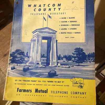 Whatcom telephone directory-1960
