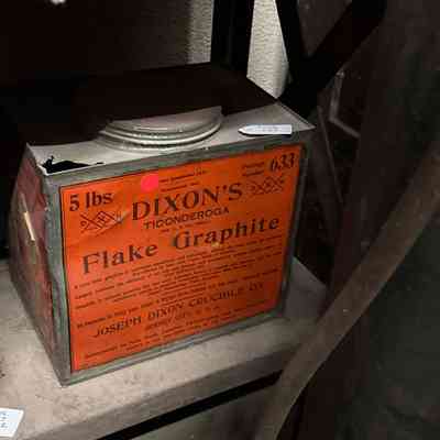 Dixions Flake Graphite Container