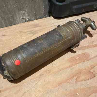 Small Brass Fire Extinguisher