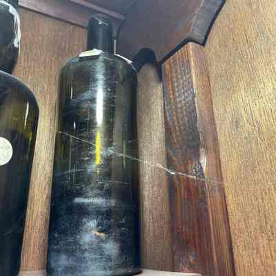 Green Liquor Bottle