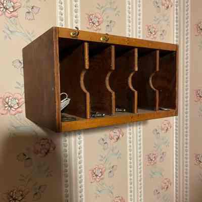 Wood key holder