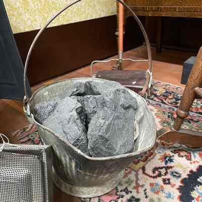 Metal coal bucket