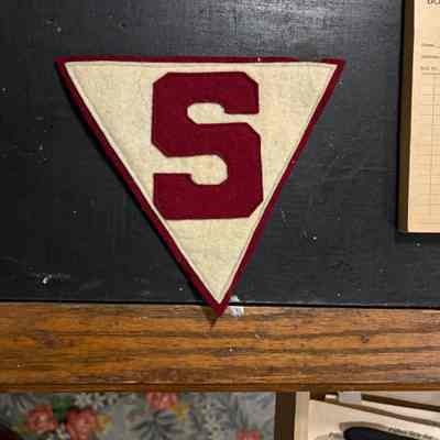 Triangular Patch- Letter S