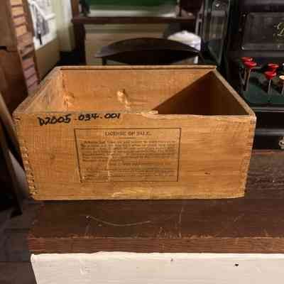Wooden Box for Asbestos Sad Irons