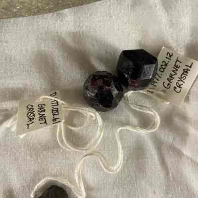 Two Garnet Crystals