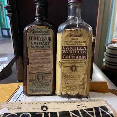 Glass Ingredient Bottles