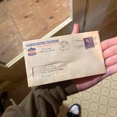 Farmers mutual teleph envelope-1952