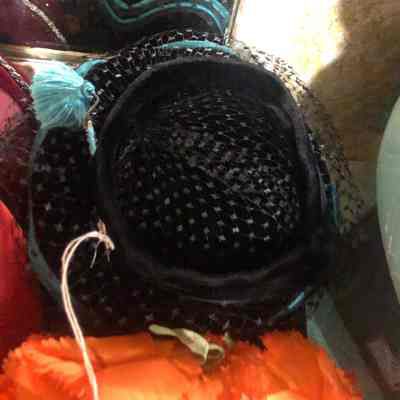 Black Velvet Hat