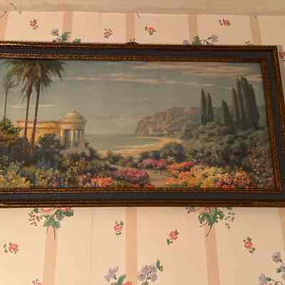 Gazebo coastal painting