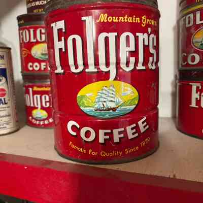 Tall Folger's Can