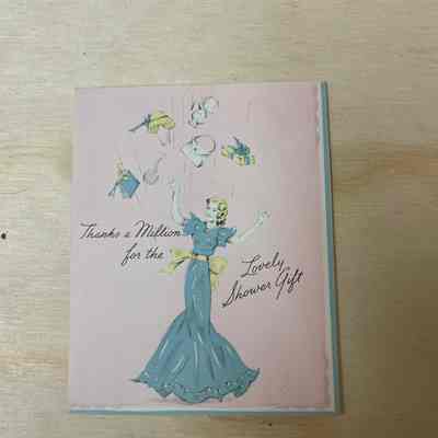 Baby Shower Thank You Card