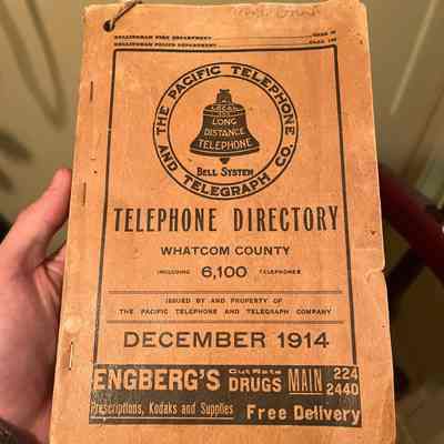 WhatcomeTelephone Directory, 1914