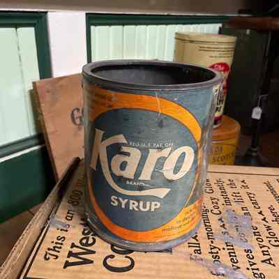 Karo Syrup Tin