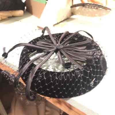 Black Net Hat