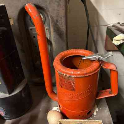 Orange Oil Can