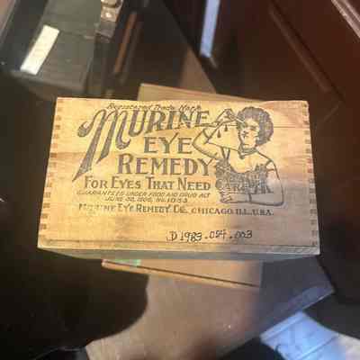 Murine eye remedy box