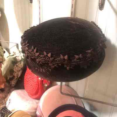 Brown Velvet Hat
