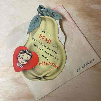 Pear Paper Valentine