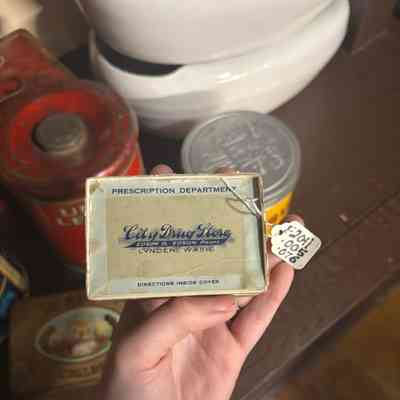 City Drug Store Prescription Box