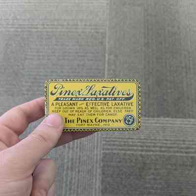 Pinex Laxative Container